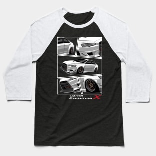 Mitsubishi Lancer EVO X, JDM Car Baseball T-Shirt